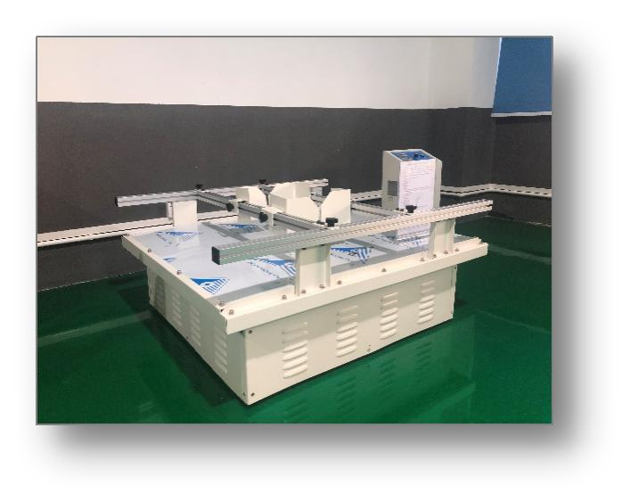 Simulated vehicle transport vibration table